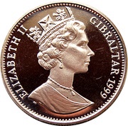 1 Crown - Elizabeth II The year of the Rabbit; Peter Rabbit obverse image
