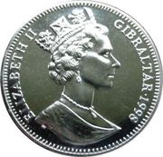 1 Crown - Elizabeth II Rowers and Birds obverse image