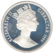 1 Crown - Elizabeth II King Alfred the Great obverse image