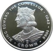 1 Crown - Elizabeth II Edward the Confessor, United Kingdom, 1999 reverse image