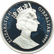 1 Crown - Elizabeth II William I; Silver Proof obverse image