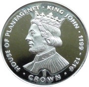 1 Crown - Elizabeth II King John, United Kingdom, 1999 reverse image