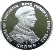 1 Crown - Elizabeth II King Henry V, United Kingdom, 1999 reverse image