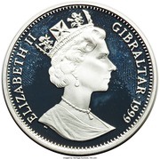 1 Crown - Elizabeth II King Henry VIII; Silver Proof obverse image
