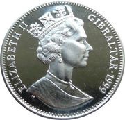 1 Crown - Elizabeth II King Charles I obverse image