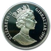 1 Crown - Elizabeth II King Charles II; Silver Proof obverse image