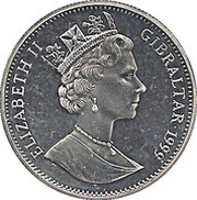 1 Crown - Elizabeth II Palace obverse image