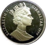 1 Crown - Elizabeth II 1936 Family Portrait; Gold plated Silver obverse image