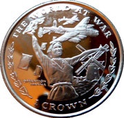 1 Crown - Elizabeth II Operation Manna, United Kingdom, 1999 reverse image