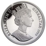 1 Crown - Elizabeth II J. Robert Oppenheimer; Silver Proof obverse image