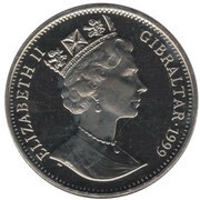 1 Crown - Elizabeth II Barnes Willis obverse image