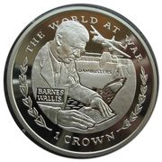 1 Crown - Elizabeth II Barnes Willis; Silver Proof, United Kingdom, 1999 reverse image