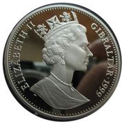 1 Crown - Elizabeth II Douglas Bader; Silver Proof obverse image