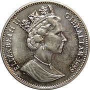 1 Crown - Elizabeth II Tirpitz obverse image