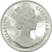 1 Crown - Elizabeth II Tirpitz obverse image