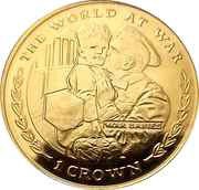 1 Crown - Elizabeth II War Babies, United Kingdom, 1999 reverse image