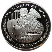 1 Crown - Elizabeth II War Babies; Silver Proof, United Kingdom, 1999 reverse image