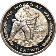 1 Crown - Elizabeth II Operation Heavywater, United Kingdom, 1999 reverse image