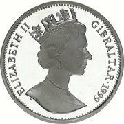 1 Crown - Elizabeth II Barbarossa; Silver Proof Issue obverse image