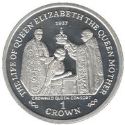 1 Crown - Elizabeth II Coronation 1937, United Kingdom, 2000 reverse image