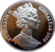 1 Crown - Elizabeth II State Visit to France obverse image