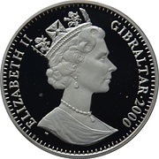 1 Crown - Elizabeth II London Bombings obverse image