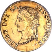 8 Scudos, Bolivia, 1852 reverse image