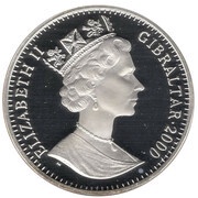 1 Crown - Elizabeth II Prince William's 18th Birthday; Silver Proof obverse image