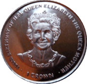 1 Crown - Elizabeth II Queen Mother's 100th Birthday, United Kingdom, 2000 reverse image