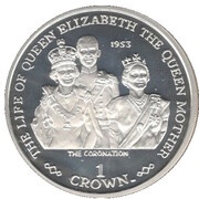 1 Crown - Elizabeth II Coronation 1953, United Kingdom, 2001 reverse image