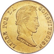 8 Scudos, Bolivia, 1852-1857 reverse image