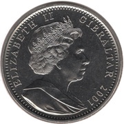1 Crown - Elizabeth II The Solar System obverse image