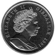 1 Crown - Elizabeth II Neptune obverse image