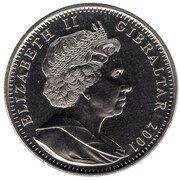 1 Crown - Elizabeth II Pluto obverse image
