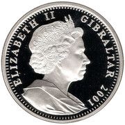 1 Crown - Elizabeth II Accession to the Throne obverse image