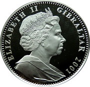 1 Crown - Elizabeth II Glaldstone and Disraeli obverse image