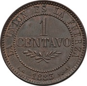 1 Centavo Essai reverse image