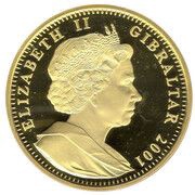 1 Crown - Elizabeth II 1838 Coronation of Queen Victoria; Gold clad Silver Proof obverse image