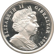 1 Crown - Elizabeth II The Diamond Jubilee with genuine diamond obverse image