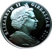 1 Crown - Elizabeth II Christening of Prince William obverse image