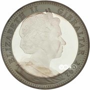 1 Crown - Elizabeth II Christening of Prince William obverse image