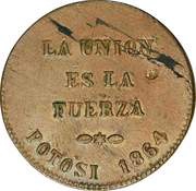 2 Centésimos misspelled "CENTECIMOS" obverse image