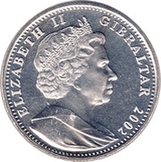1 Crown - Elizabeth II Golden Jubilee - Treetops in Kenya obverse image