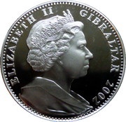 1 Crown - Elizabeth II Queen Mother Trout Fishing obverse image
