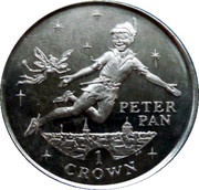 1 Crown - Elizabeth II Peter Pan, United Kingdom, 2002 reverse image