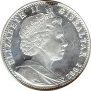 1 Crown - Elizabeth II Peter Pan obverse image