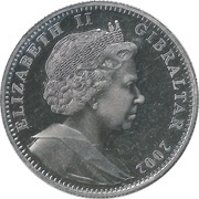 1 Crown - Elizabeth II Grand Masonic Lodge obverse image