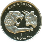 1 Crown - Elizabeth II Ancient coins reverse image