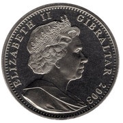 1 Crown - Elizabeth II History of Powered Flight obverse image