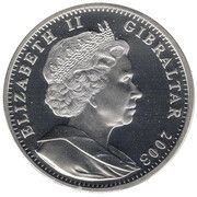 1 Crown - Elizabeth II Athens Olympics - Field Hockey; Silver Proof obverse image